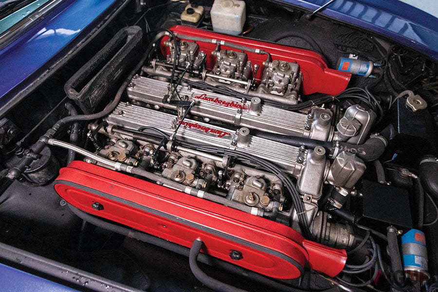22万5500ユーロ（約2724万円）で落札された、1970年型ランボルギーニ・イスレロ400GTS（C）2020 Courtesy of RM Sotheby's