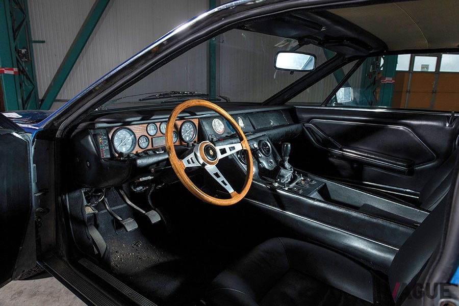 6万6000ユーロ（約797万円）で落札された、1971年型ランボルギーニ・ハラマ400GT（C）2020 Courtesy of RM Sotheby's