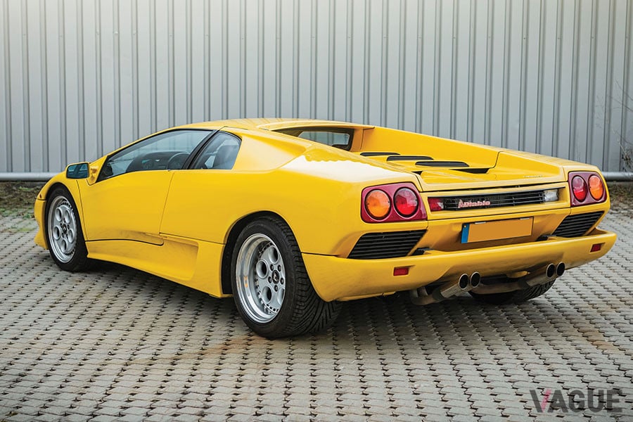12万6500ユーロ（約1528万円）で落札された、1991年型ランボルギーニ・ディアブロ（C）2020 Courtesy of RM Sotheby's