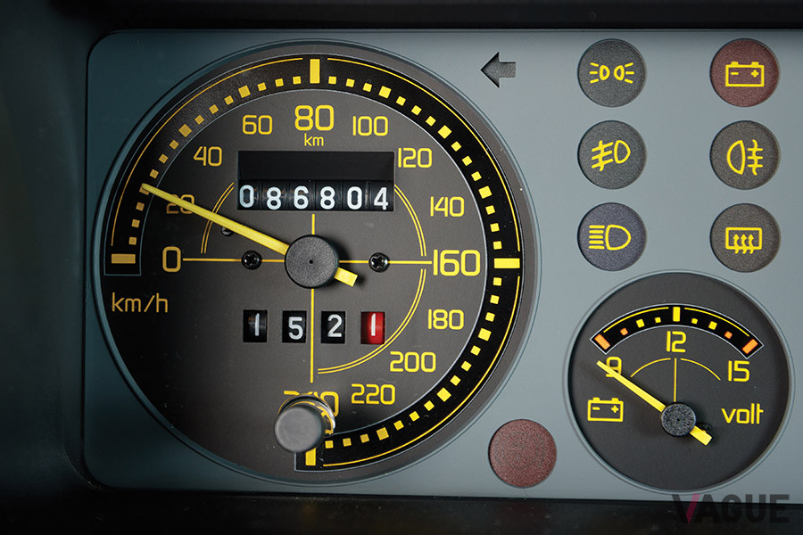 9時の位置からスタートするスピードメーター（C）2020 Courtesy of RM Sotheby's