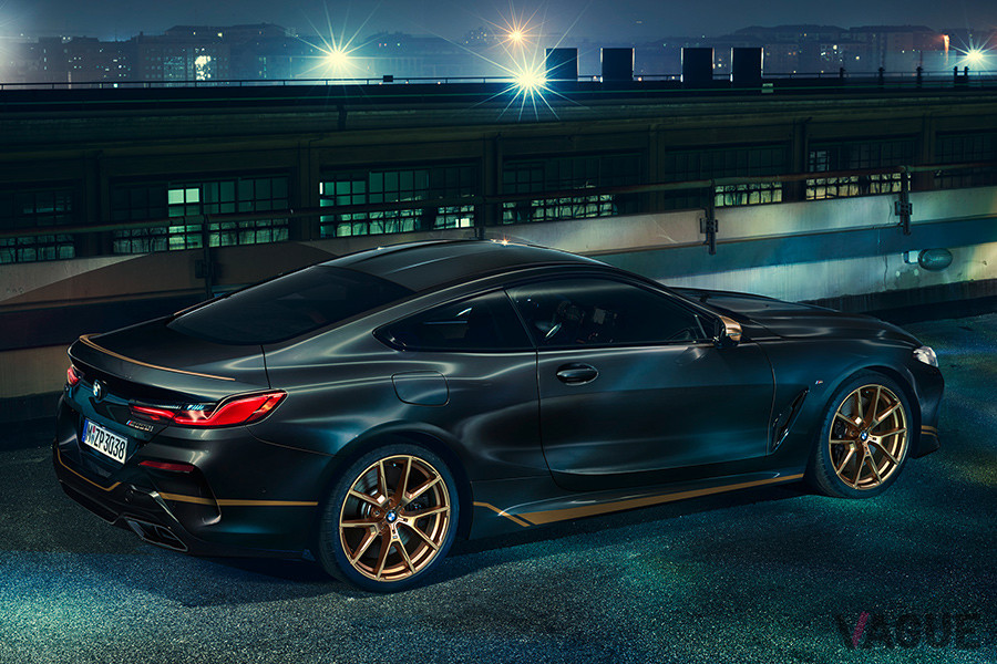 BMW「M850i xDriveエディション・ゴールデン・サンダー」の外観