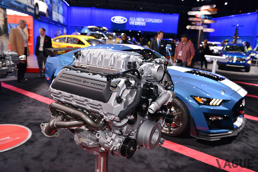 2019年、デトロイト国際モーターショー（NAIAS）、フォードブースの様子。技術展示もモーターショーの見どころ