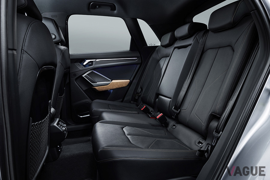 アウディ新型「Q3」のリアシート