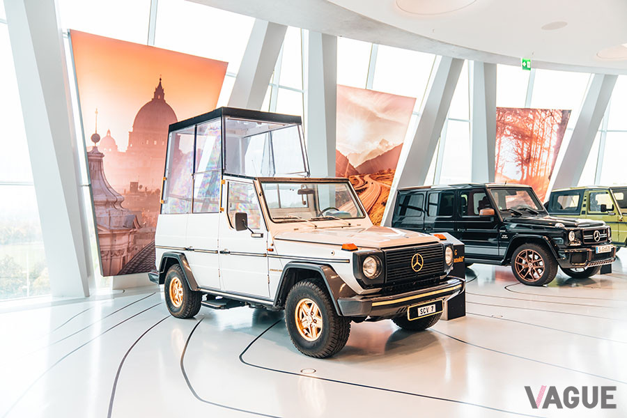 ドイツ・シュトゥットガルトにあるメルセデス・ベンツミュージアムでは、2020年9月まで特別展示「Gクラスの40年」を開催中だ。そこでは、40年前に製作された「ポペモービル」と呼ばれる車両も展示されている