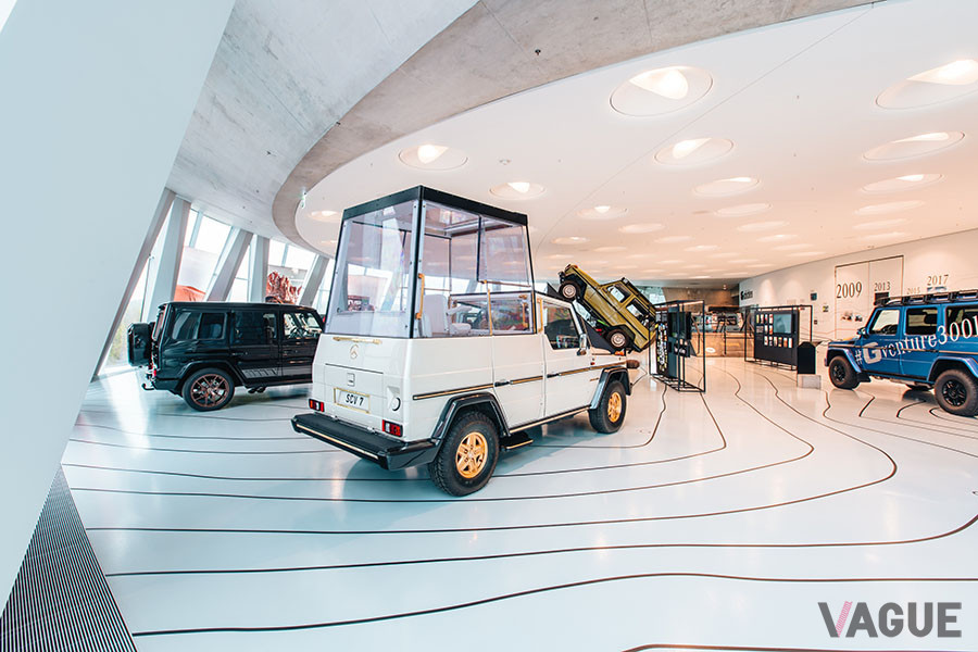 ドイツ・シュトゥットガルトにあるメルセデス・ベンツミュージアムでは、2020年9月まで特別展示「Gクラスの40年」を開催中だ。そこでは、40年前に製作された「ポペモービル」と呼ばれる車両も展示されている
