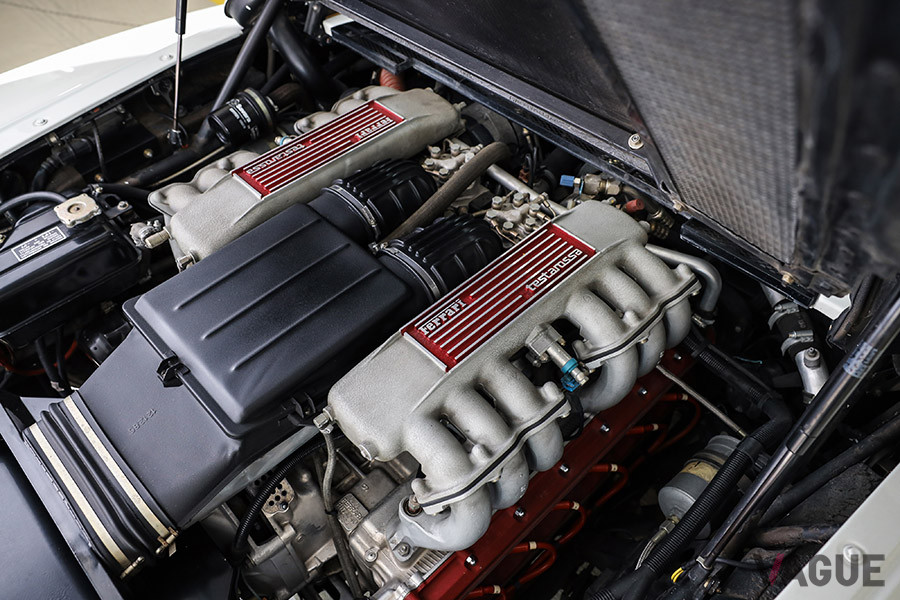 フェラーリ「テスタロッサ」のエンジン（C）2020 Courtesy of RM Sotheby's