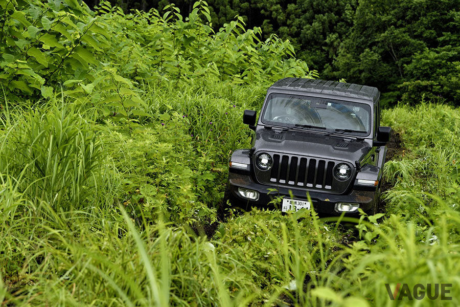 道なき道をグイグイと力強く走る「ラングラー・アンリミテッド・サハラ」
