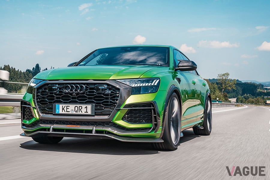 「ABTエンジン・コントロール」を装着し、インタークーラーなどのチューニングを進め、最高出力740ps・最大トルク920Nmを達成