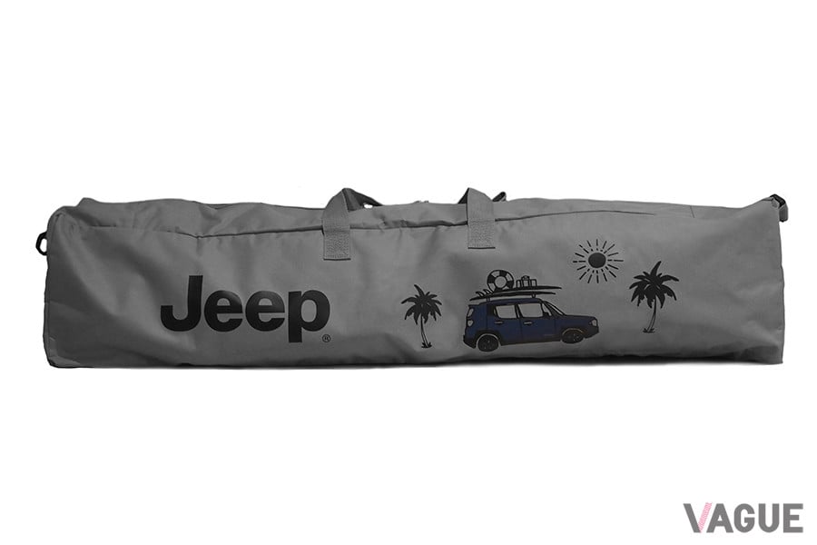 レネゲードのイラスト入りJeepオリジナルハンモック収納キャリア