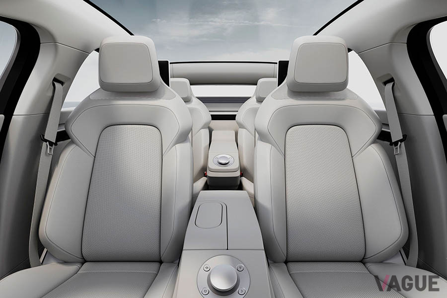 ソニーの電気自動車「VISION-S Prototype」のインテリア