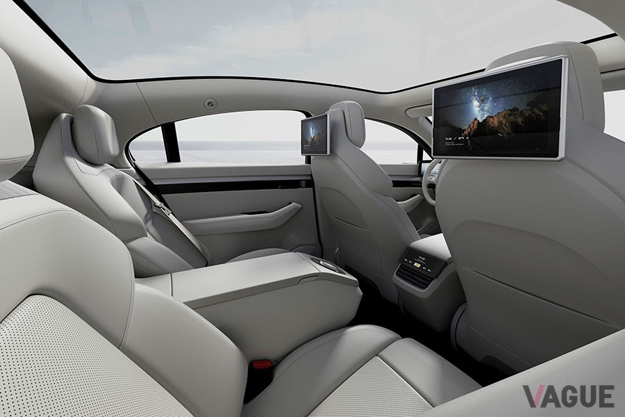 ソニーの電気自動車「VISION-S Prototype」のインテリア