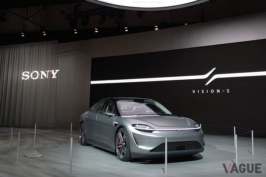2020年1月に開催されたCESで世界初公開されたソニーの電気自動車「VISION-S Prototype」