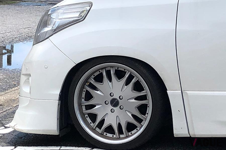 インチアップしたクルマの場合は、とくにタイヤの点検をこまめにおこなうほうがいい