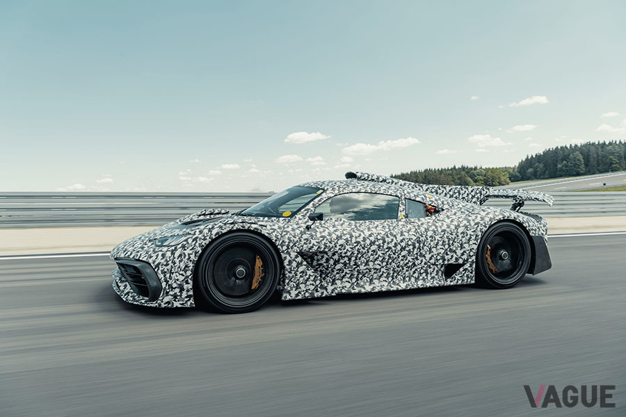 メルセデスAMG「ワン」の走行テストの様子