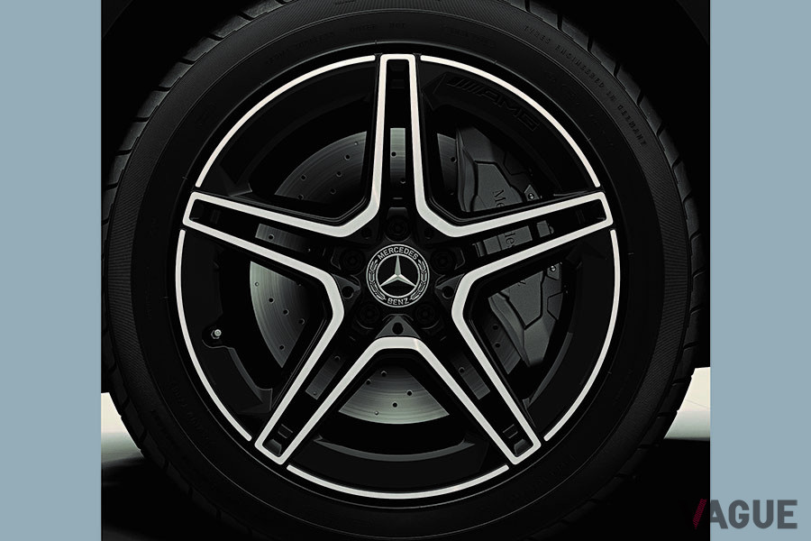 ハイグロスブラックペイント19インチAMG5ツインスポークアルミホイール