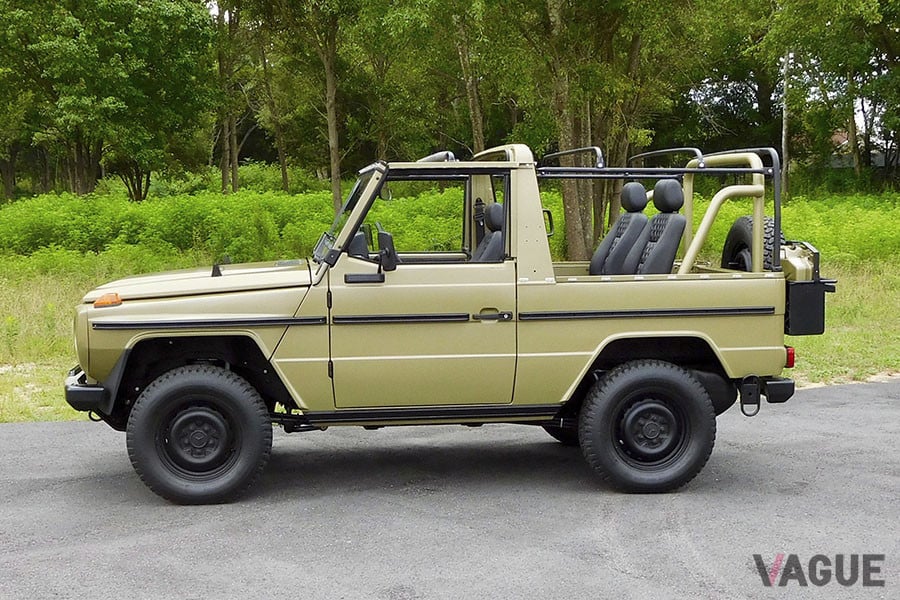 メルセデス・ベンツ「250 GDウルフ」は、邦貨換算約540万円で落札された（C）2020 Courtesy of RM Sotheby's