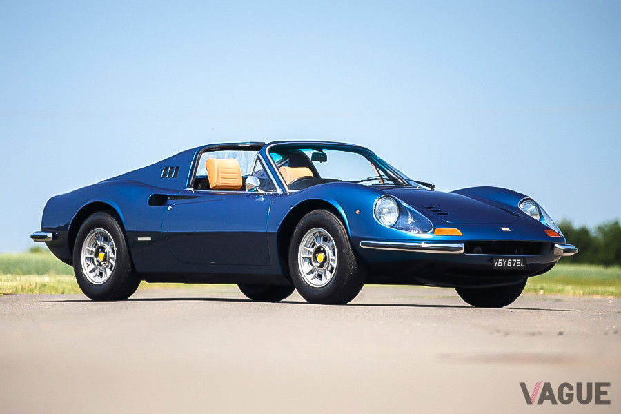 1973年型「ディーノ246GTS」は、33万7500ポンド（邦貨換算約4674万円）で落札（C）SILVERSTONE AUCTIONS