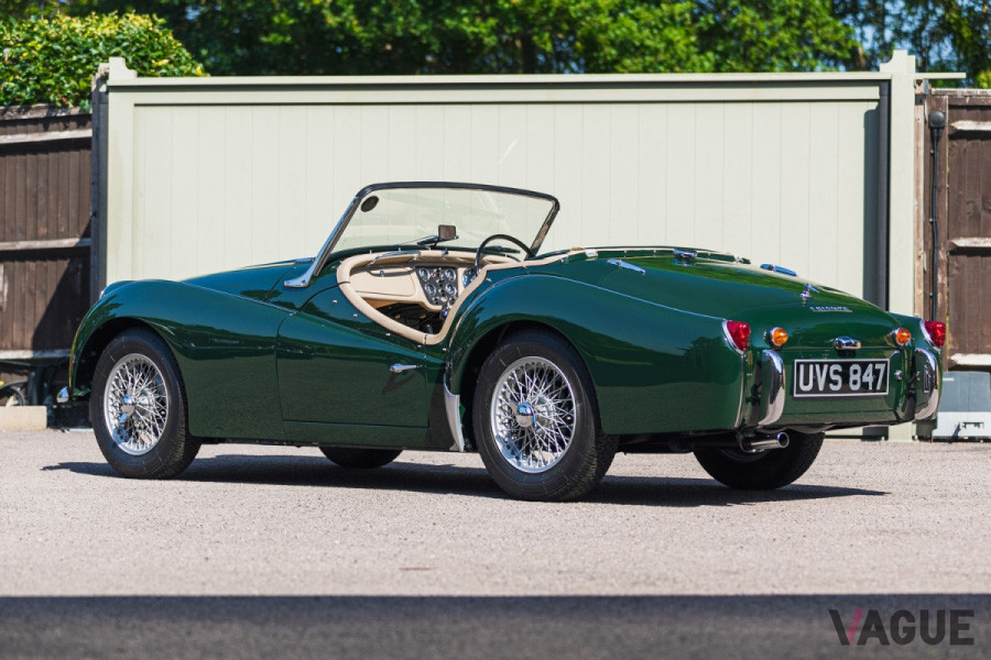 1960年式トライアンフ「TR3A」は、約523万円で落札（C）SILVERSTONE AUCTIONS