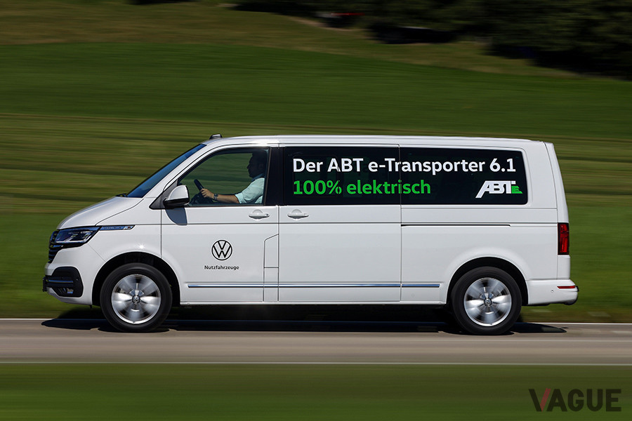 VW「カラベル」ベースの「ABT eトランスポーター 6.1」