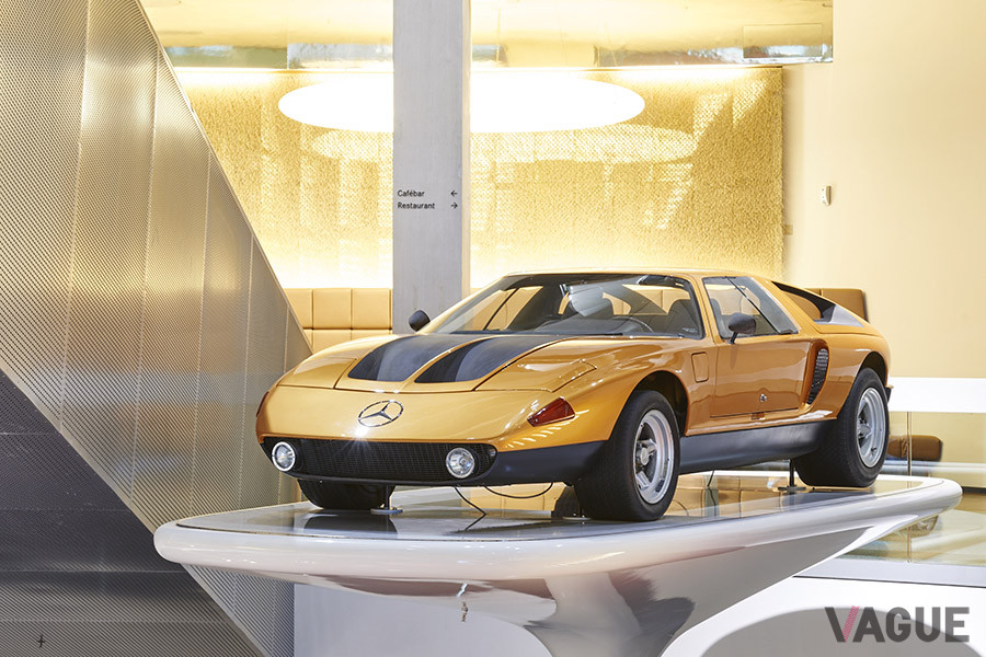 コンセプトカー「C111-II」は、メルセデス・ベンツ博物館に展示されている