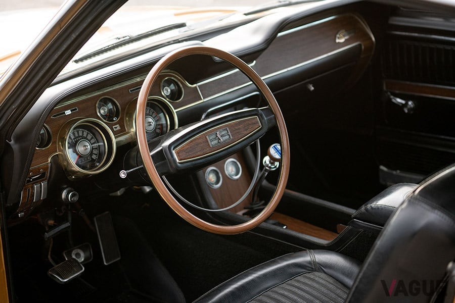 約1200万円ほどで落札された1968年式シェルビー「GT500ファストバック」（C）2020 Courtesy of RM Sotheby's