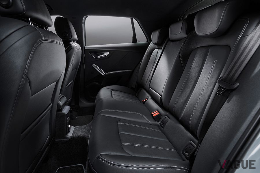 アウディ改良新型「Q2」のリアシート