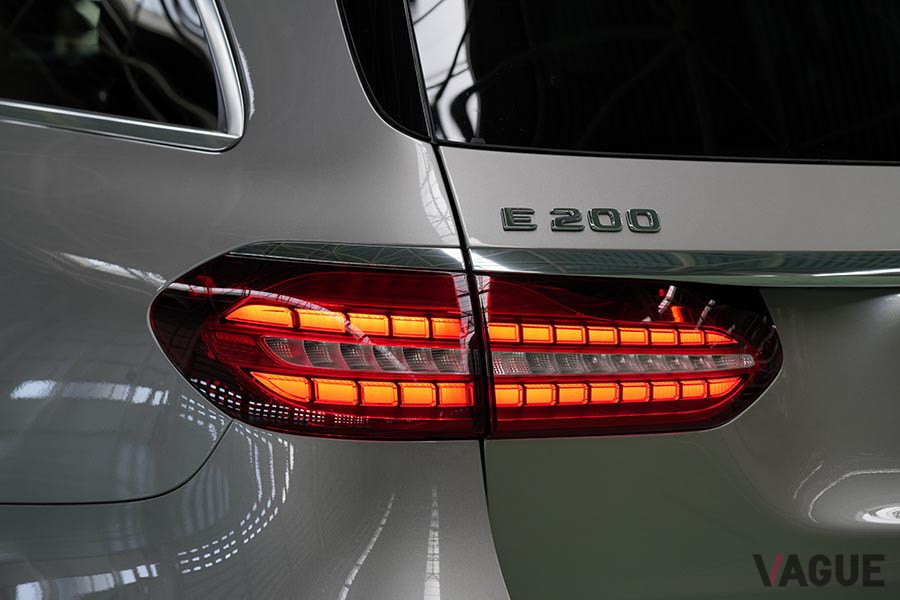 メルセデス・ベンツ新型「Eクラス ステーションワゴン」（E200スポーツ）のディテール