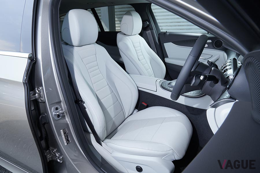 メルセデス・ベンツ新型「Eクラス」（E200スポーツ）のフロントシート