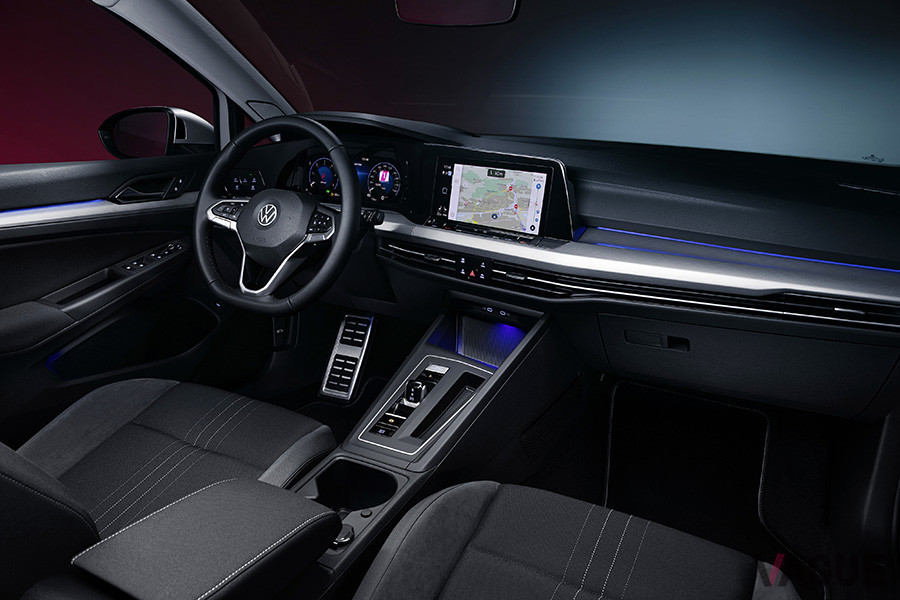 VW新型「ゴルフ オールトラック」のインパネ