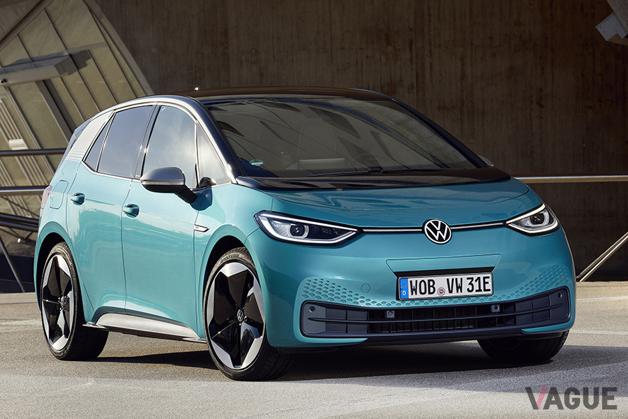 ブリヂストンのタイヤ新基盤技術「エンライトン」を採用した新車装着タイヤを装着するVWの電気自動車「ID.3」
