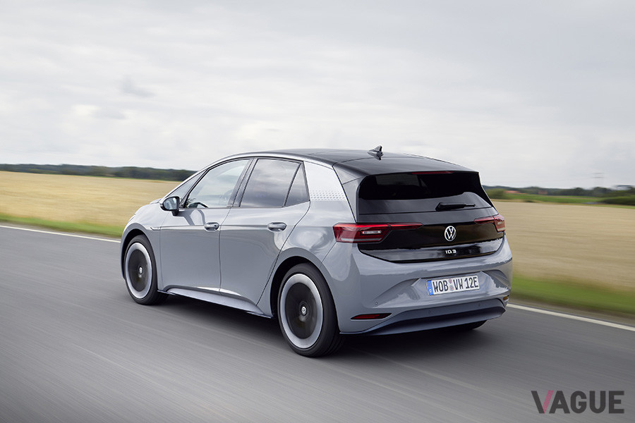 ブリヂストンのタイヤ新基盤技術「エンライトン」を採用した新車装着タイヤを装着するVWの電気自動車「ID.3」