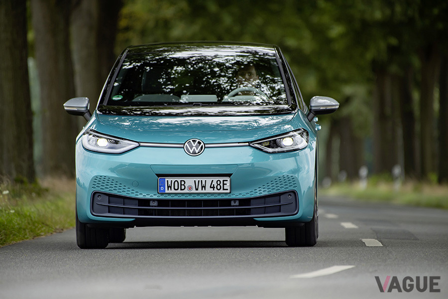 ブリヂストンのタイヤ新基盤技術「エンライトン」を採用した新車装着タイヤを装着するVWの電気自動車「ID.3」