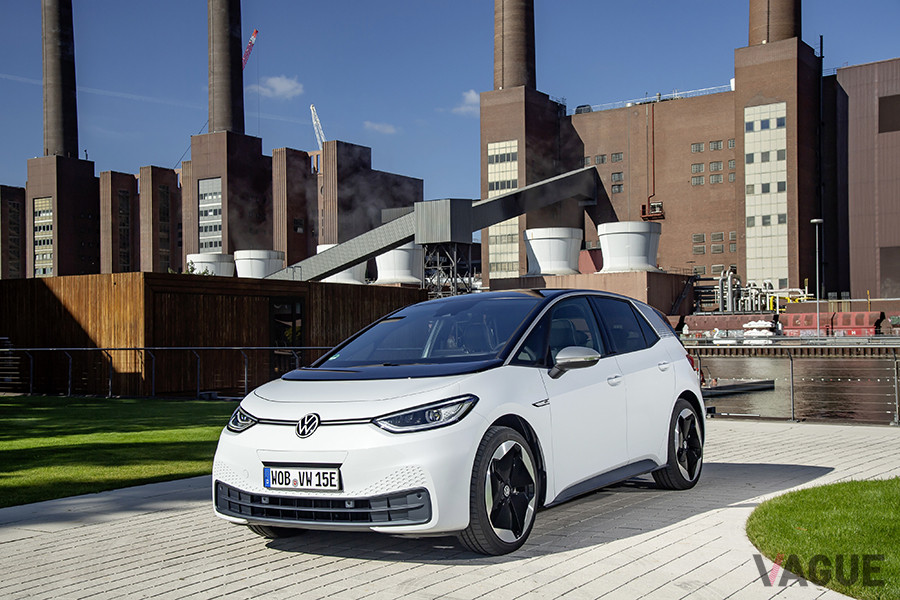 ブリヂストンのタイヤ新基盤技術「エンライトン」を採用した新車装着タイヤを装着するVWの電気自動車「ID.3」