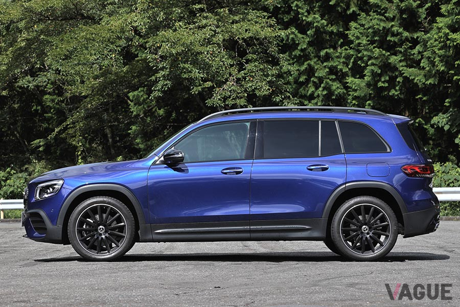 メルセデス・ベンツ「GLB」のホイールベースは2830mm。GLAに対して100mm長い