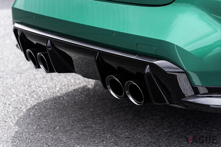 BMW新型「M3セダン コンペティション」のマフラー