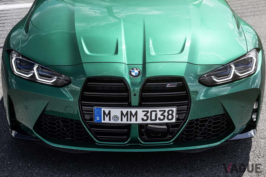 BMW新型「M3セダン コンペティション」のフロントグリル