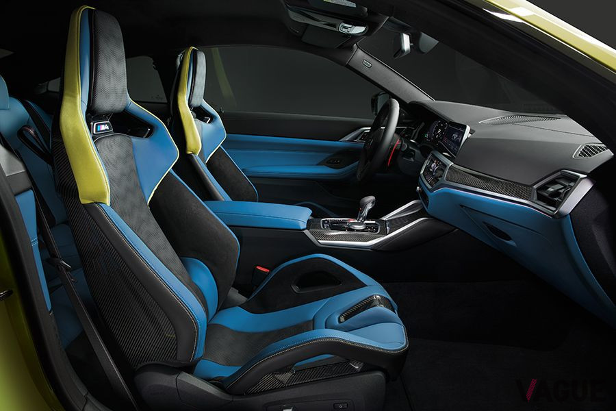 新型「M4クーペ コンペティション」のフロントシート