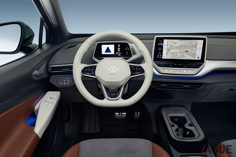 VWの電気自動車（BEV）SUV、「ID.4」のインパネ