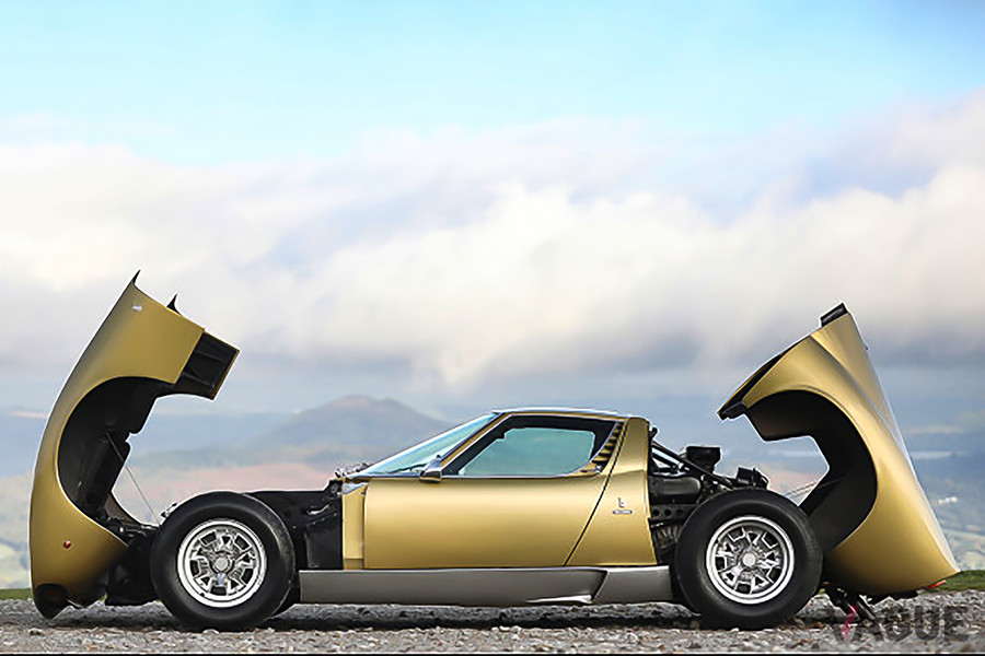 約4億6000万円で落札された1971年式のランボルギーニ「ミウラP400 SVスペチアーレ」（C）2020 by Gooding & Company Inc.