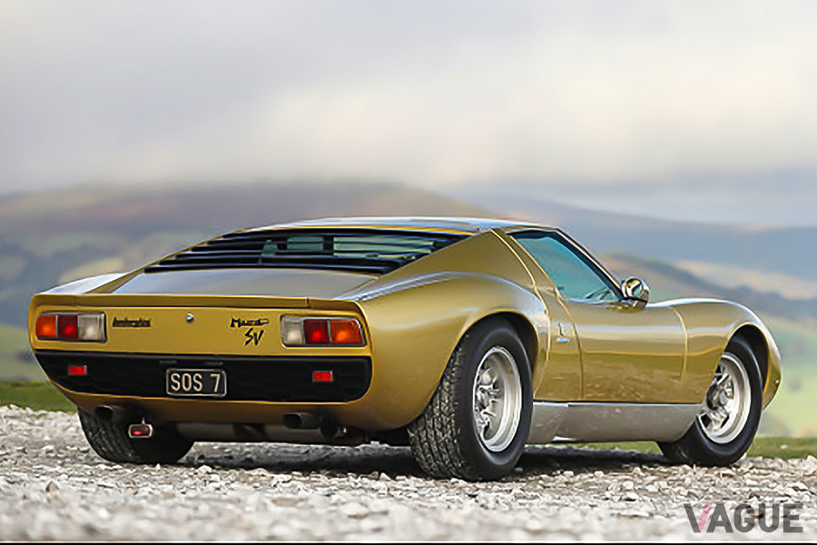 約4億6000万円で落札された1971年式のランボルギーニ「ミウラP400 SVスペチアーレ」（C）2020 by Gooding & Company Inc.