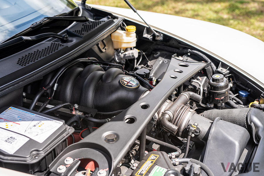 4.7リッターV型8気筒DOHCエンジンを搭載するアルファ ロメオ「8Cスパイダー」（C）Bonhams