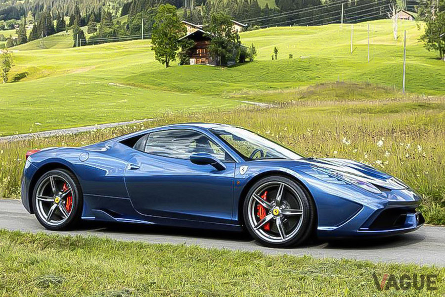 実走行が200kｍにも満たない「458スペチアーレ」。新車価格の1.3倍から1.7倍のエスティメートが付けられた（C）Bonhams 2001-2020