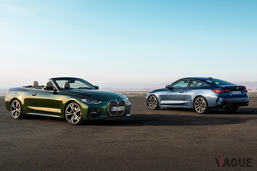 4シリーズのカブリオレ（左）とクーペ（右）