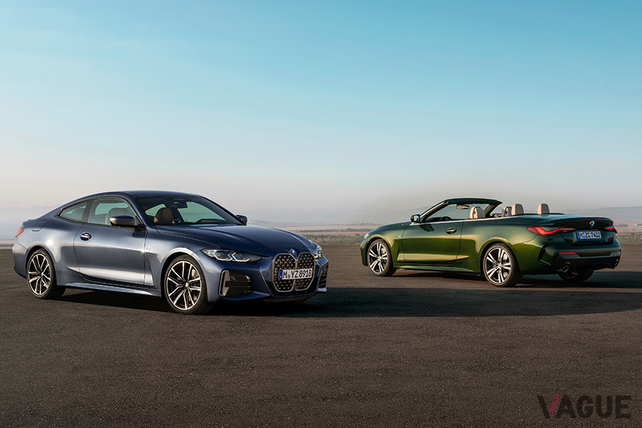 4シリーズのカブリオレ（右）とクーペ（左）