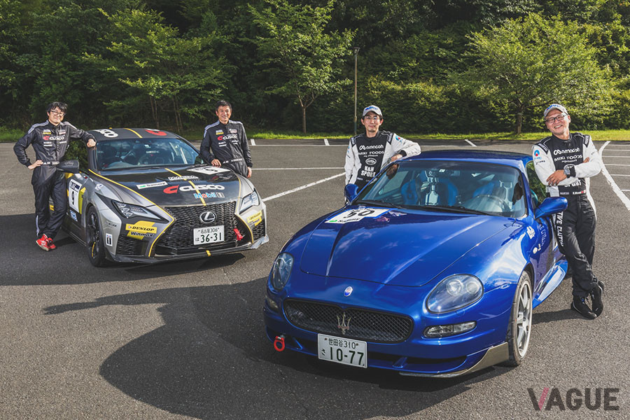 クラスは違えどどちらもV8大排気量のスーパーカー。世界を見渡してもかなりレアなラリー車だ