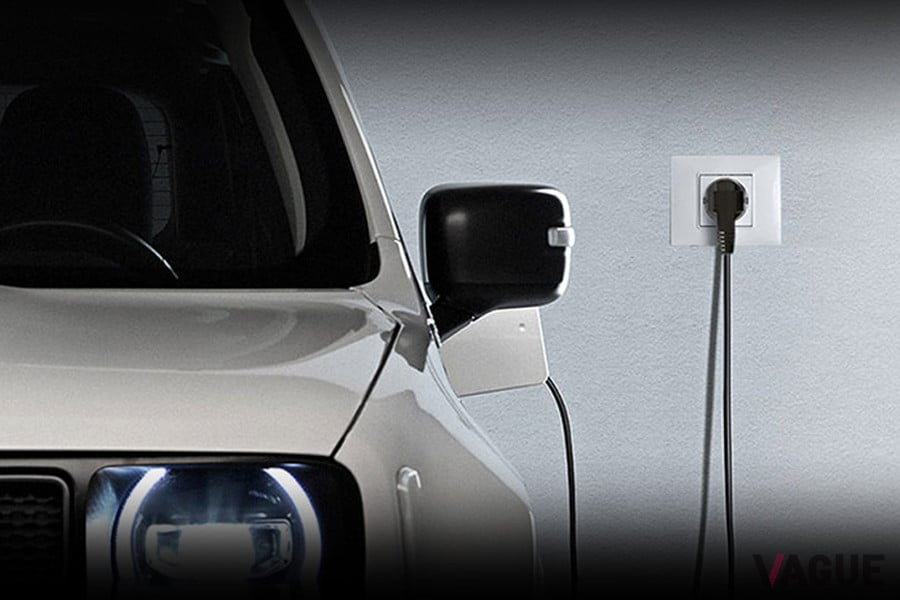 リチウムイオンバッテリーは、家庭用200V充電器や公共の充電設備などの外部電源から充電できる