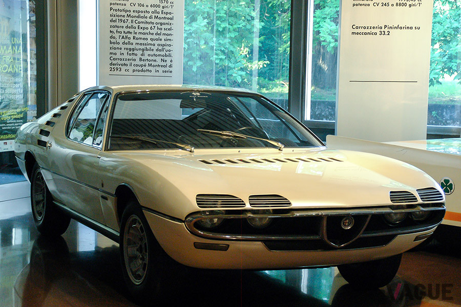 旧ムゼオ・ストーリコ・アルファロメオに展示されていた時代のプロトティーポ