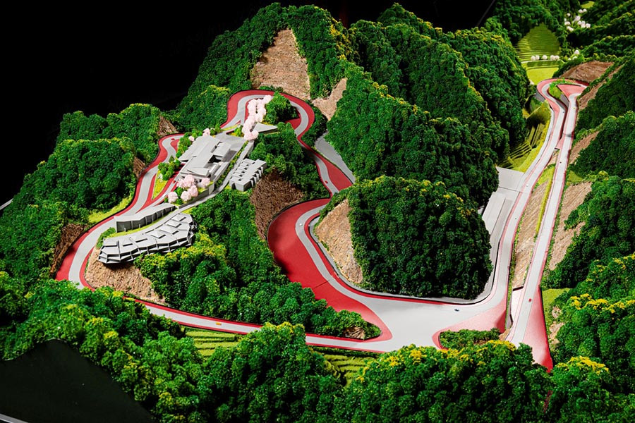 THE MAGARIGAWA CLUBのサーキット模型