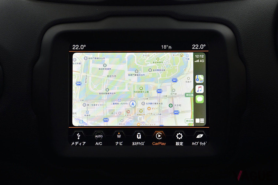 使い慣れたAppleのマップやミュージックや電話などを使用できるのは嬉しい