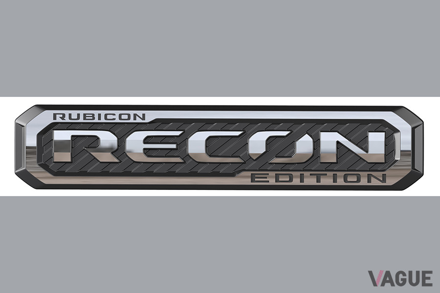 限定車「ラングラー・アンリミテッド・ルビコン・リーコン」リーコンバッジ